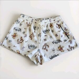 Disney Winnie The Pooh and Friends Drawstring Lounge Soft Shorts Sleepwear Large